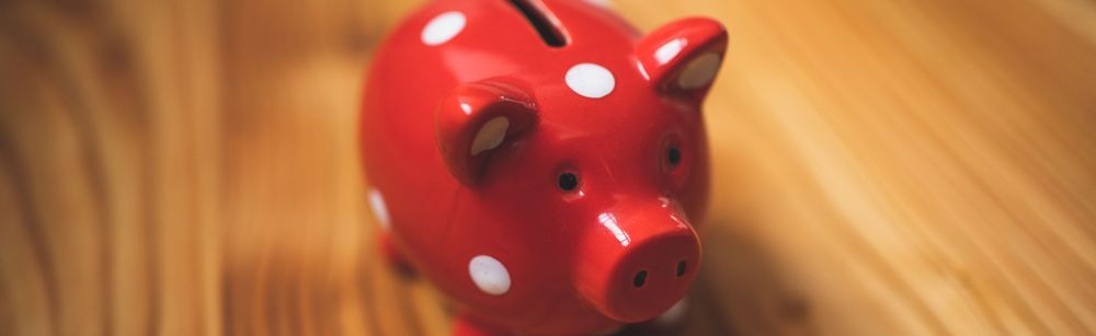 A piggy bank illustrates the demand of strategically allocating brand resources